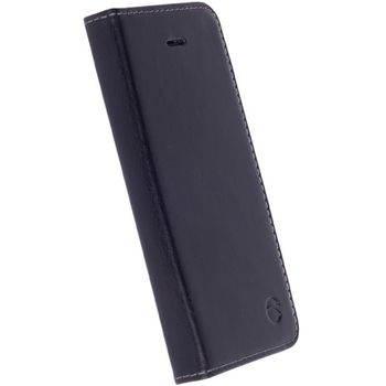 KRUSELL Taske Til Apple iPhone 5/5S/SE Kiruna FolioCase Sort læder. Plads til kreditkort. (60650)