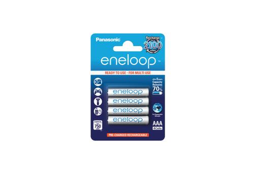 PANASONIC Eneloop R03/AAA 750mAh, 4 Pcs, Blister + BOX (BK-4MCCEC4BE)