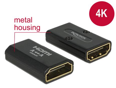 DELOCK adapter HDMI(F)->HDMI(F) High Speed HDMI with Ethernet 4k (65659)