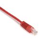 BLACK BOX CAT5E UTP CABLE MOLDED - RED, 0.3M