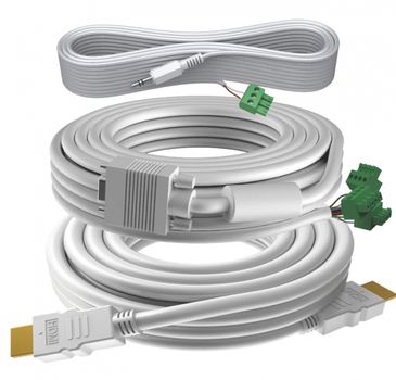 VISION N Techconnect Modular AV Faceplate Cable Pack - LIFETIME WARRANTY - 15 m (49 ft) Professional Installation Cable Package - cable pre-terminated to plug into directly into rear of faceplate modules - i (TC3-PK15MCABLES)