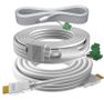 VISION Techconnect Modular AV Faceplate Cable Pack - LIFETIME WARRANTY - 5 m (16 ft) Professional Installation Cable Package - cable pre terminated to plug into directly into rear of faceplate modules - incl