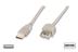 ASSMANN Electronic ASSMANN USB 2.0 HighSpeed Extension cable USB A M (plug)/ USB A F (jack) 3m grey