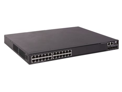 Hewlett Packard Enterprise HPE 5130-24G-4SFP+ 1-slot HI - Switch - L3 - Managed - 24 x 10/ 100/ 1000 + 4 x 10 Gigabit SFP+ - rack-mountable (JH323A)