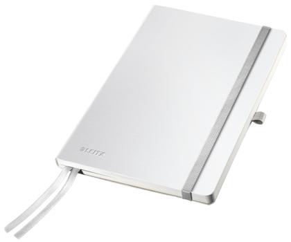 LEITZ Notesblok Style A5 lin 80 ark 100g soft cover hvid (44870004)
