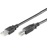 GOOBAY USB 2.0 USB-kabel 5m Sort