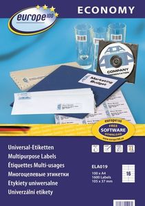 AVERY ELA019 Universal labels 105x37,1 (1600) (ELA019)