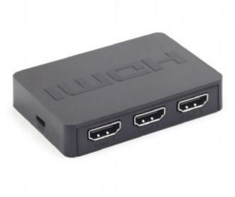 GEMBIRD HDMI Switch Gembird 3 ingång -> 1 utgång 4k +fjärrstyrning (DSW-HDMI-34)