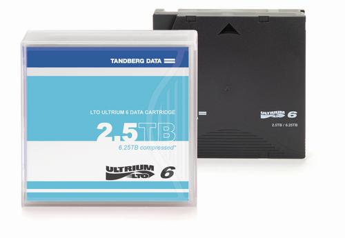 TANDBERG Data Cartridge,  LTO Ultrium 6-kassetti 2,5/6, 5TB (434021)