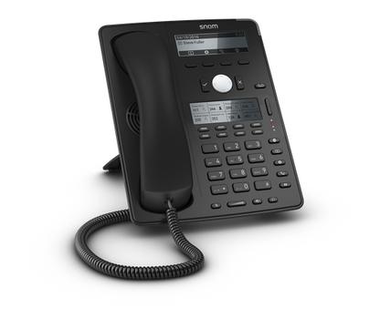 SNOM D745 VOIP Telefon (SIP), Gigabit o. Netzteil, schwarz (4259)