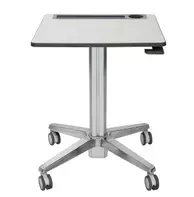 Ergotron LEARNFIT TRAVEL STANDING DESK 16IN CLEAR ANODIZED ADJUSTABLE   IN ACCS
