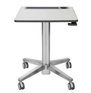 ERGOTRON LEARNFIT TRAVEL STANDING DESK 16IN CLEAR ANODIZED ADJUSTABLE   IN DESK (24-547-003)