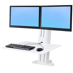 ERGOTRON WORKFIT-S DUAL MONITOR REAR MOUNTING BRIGHT WHITE ACCS (33-407-062)