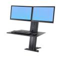 WORKFIT-S DUAL MONITOR REAR MOUNTING ERGOTRON BLACK ACCS