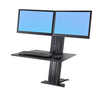 ERGOTRON WORKFIT-S DUAL MONITOR REAR MOUNTING ERGOTRON BLACK ACCS (33-407-085)