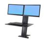 ERGOTRON WORKFIT-S DUAL MONITOR REAR MOUNTING ERGOTRON BLACK ACCS