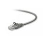 BELKIN CAT 5 PATCH CABLE 10BASET MOULDED SNAGLESS 3M GREY NS