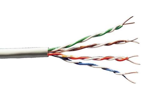 Coferro Cables Data KAT5E UTP HFFR grå patch, 4x2xawg26/ 7,  1000TR (88812488)