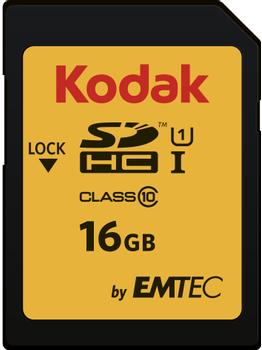 EMTEC SD Card 16GB KODAK SDHC  (EKMSD16GHC10K)