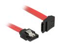 DELOCK Cable SATA 6 Gb/s male straight > SATA male upwards angled 20 c