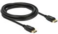 DELOCK Displayport 1.2 kabel 4K 60Hz 3m