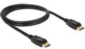 DELOCK Displayport 1.2 kabel 4K 60Hz 1m