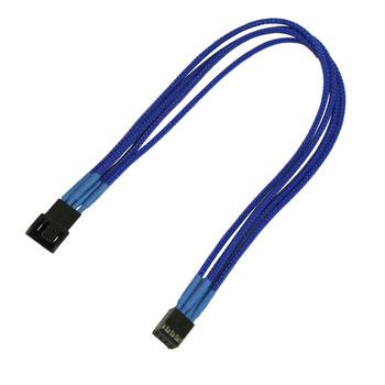 NANOXIA Kabel Nanoxia PWM Verlängerung,  30 cm, Single, blau (NXPWV3EB)
