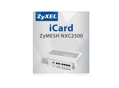 ZYXEL licence NXC2500 E-ICARD to enable ZyMesh function on NXC2500 (LIC-MESH-ZZ0001F $DEL)