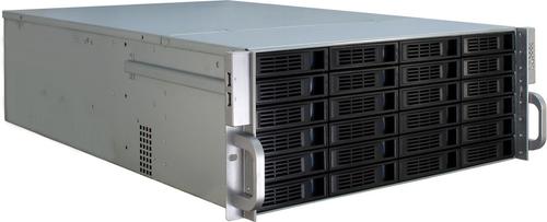 INTER-TECH IPC 4U-4424 Rackversion Udvidet ATX Ingen strømforsyning Sort (88887122)