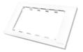 VISION Techconnect Modular AV Faceplate - LIFETIME WARRANTY - Double-Gang UK surround - frame which accommodates 5 modules - fits to TC3 BACKBOX2G, TC3 BACKBOX2GT, or TC2 MUDRING2G, or any standard double-ga