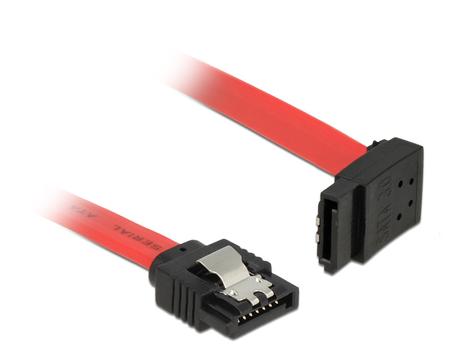 DELOCK Cable SATA 6 Gb/s male straight > SATA male upwards angled 50 c (83974)