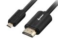 SHARKOON cable HDMI -> micro HDMI 4K black 1.5m - A-D