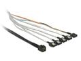 DELOCK Cable mini SAS HD SFF-8643 > 4 x