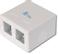 DIGITUS CONSOL-POINT BOX F.2X KEYS JACK PURE WHITE 2-PORT ACCS