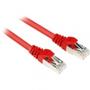 SHARKOON network cable RJ45 CAT.6 SFTP - red - 1.5m
