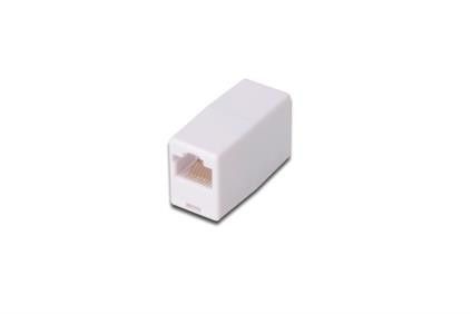 DIGITUS Cat5e Modular Coupler. Unshielded RJ45. White Factory Sealed (AT-A 8/8)