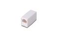 DIGITUS Cat5e Modular Coupler. Unshielded RJ45. White