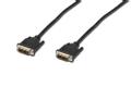 ASSMANN Electronic DVI connection cable DVI(18+1) 2x ferrit M/M 3.0m DVI-D Single Link bl NS