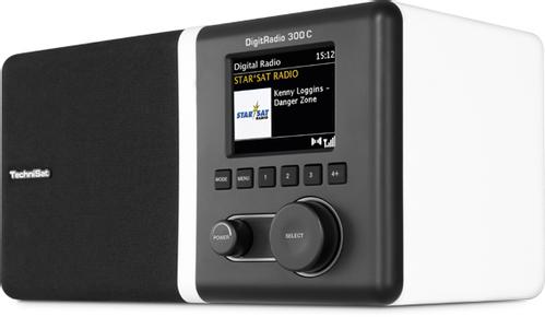 TECHNISAT DigitRadio 300 C DAB+/DAB und UKW Radio wei? - (Fjernlager - levering  2-4 døgn!!) (0001/4992)