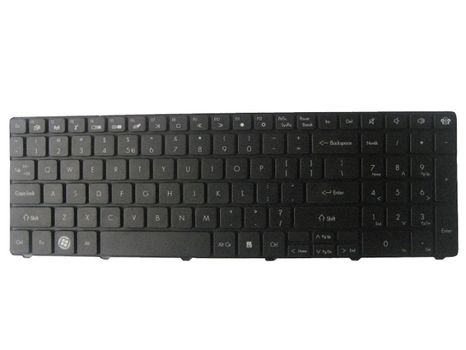 Acer Erstatningstastatur for bærbar PC - Frankrike - svart med sølvramme (60.M7LN1.009)
