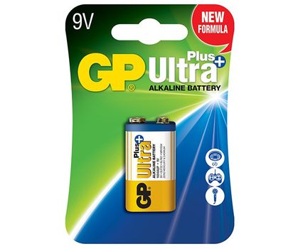 GP Batteri Ultra Plus 9 VOLT - 1-PK 1 stk 9 Volt Batteri, 1600mAh (151125)