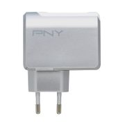 PNY FAST DUAL-USB EU WALL-CHARGER 2-USB-PORTS 17W CHAR