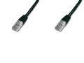 ASSMANN Electronic CAT5EU-UTP PAT.CABLE 0.5M BLACK CU PVC AWG 26/7 CABL