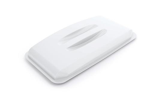 DURABLE Låg DURABIN 60l hvid  (1800497010)