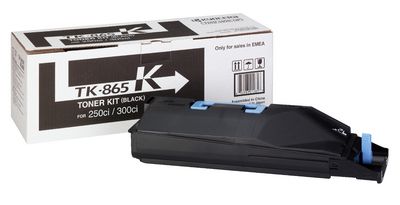 KYOCERA TK865K Black Toner Cartridge 20k pages - 1T02JZ0EU0 (TK-865K)