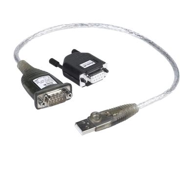 NEETS USB to RS-232 Converter Adapter for PC uten serieport (308-0001)