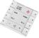 NEETS Control - EcHo, EU, Polar white 8 knapper LED, IR - Rs232 - I/O