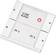 NEETS Control - BraVo, EU, Polar White 4 knapper LED, IR / Rs232 - I/O