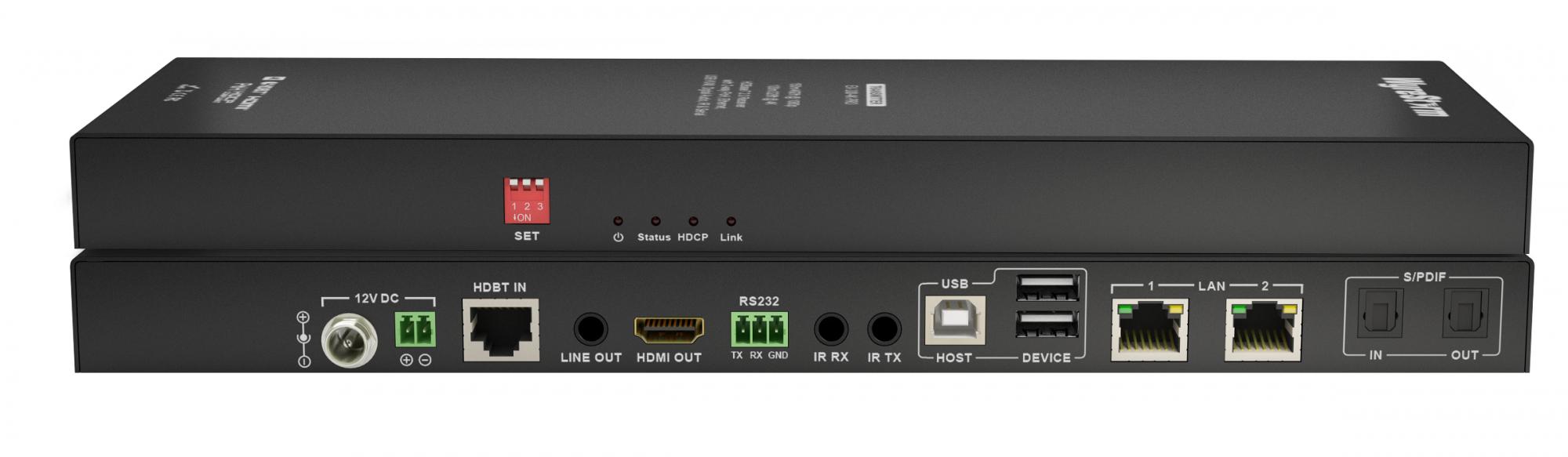 Комплект из приемника и передатчика HDMI / HDBT. HDMI передатчик оптический. WYRESTORM ex-35-h2. HDMI трансмиттер по витой паре на два.