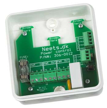 NEETS 1-Relay power control Kapslet releboks 1 x 240V , I/O (306-0012)